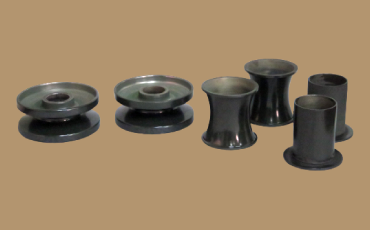 various rollers of synthetic fiber Ceramic Chrome Oxide  coated and finished